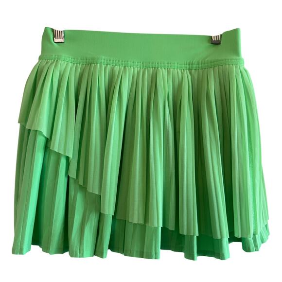 Lululemon Tiered Pleats High Rise Tennis Skirt Pistachio - Picture 6 of 10